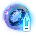 Icon for item "Runeglass of Punishing Sapphire"