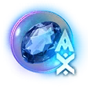 Icono del item "Cristal rúnico de zafiro arbóreo"