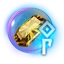 Icon for item "Runeglass of Ignited Topaz"