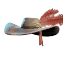Symbol für Gegenstand "Opulenter federgeschmückter Hut"