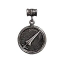 Icono del item "Amuleto de lanza de acero"