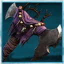 Icon for item "Nightveil Hatchet of the Soldier"