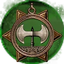 Icon for item "Icon for item "Reinforced Orichalcum Great Axe Charm""