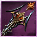 Icon for item "Molten Fire Staff of the Scholar"
