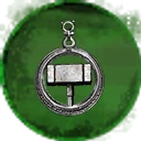 Icon for item "Portafortuna di metallo stellare per martello da guerra"