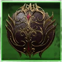 Icon for item "Corrupted Heart Round Shield"
