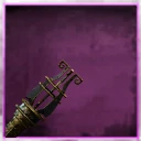 Icon for item "Gleaming Pitch Fire Staff of the Scholar"