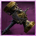 Icon for item "Gleaming Pitch War Hammer of the Soldier"