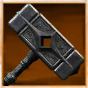 Icon for item "Enchanted Crystal War Hammer"