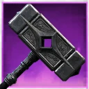 Icon for item "Enchanted Crystal War Hammer"