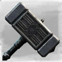 Icon for item "Replica del martello da guerra di acciaio rozzo"