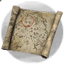 Icon for item "Mappa bruciata di Caer Dun"