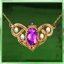 Icon for item "Abyssal Pristine Amethyst Amulet"