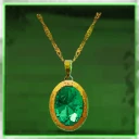 Icon for item "Tempered Emerald Amulet"