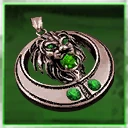 Icon for item "Orichalcum Soldier Amulet of the Barbarian"