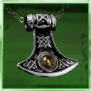 Icon for item "Silver Barbarian Amulet of the Soldier"