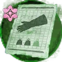 Icon for item "Pattern: Blooming Gloves of Earrach"