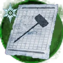 Icon for item "Pattern: Winter's Warhammer"