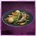 Icon for item "Conejo asado con verduras condimentadas de artesano"