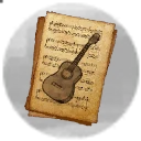 Icon for item "Morgendliche Arbeiten: Gitarre-Notenblatt 1/3"