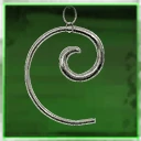 Icon for item "Orecchino d'argento del mago guerriero dell'occultista"