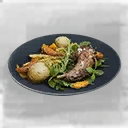 Roasted Rabbit with Seasoned Vegetables