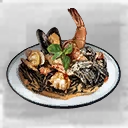 Icon for item "Squid Ink Pasta with Clams"