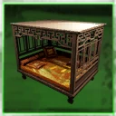Icon for item "Teak Carved Canopy Bed"