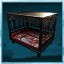Icon for item "Ebony Carved Canopy Bed"