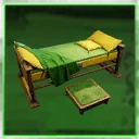 Icon for item "Zielone wysokie łóżko"