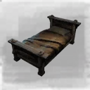 Icon for item "Stare drewniane łóżko pełne"