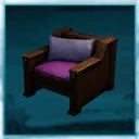 Icon for item "Walnut Wood Armchair"