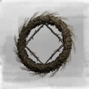 Icon for item "Guirnalda de ramitas con forma de círculo cuadrado"