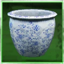 Icon for item "Vaso de Porcelana Branco Baixo"