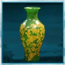 Icon for item "Jarrón de porcelana verde alto"