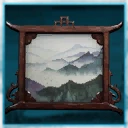 Icon for item ""Sunrise Over the Western Mountains" Painting"