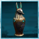 Icon for item "Vaso canopo de Anubis egipcio"