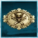 Icon for item "Placa dorada del monarca pirata"