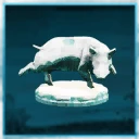 Icon for item "Schneebedeckte Wildschweinskulptur"