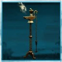 Icon for item "Yellow Brass Tall Oil Lamp"