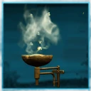 Icon for item "Yellow Brass Wall Brazier"
