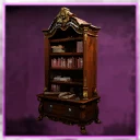 Icon for item "Wypolerowana wysoka biblioteczka"