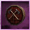 Icon for item "Crossed Arena Hatchets"