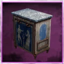 Icon for item "Table de chevet en marbre lazulite"