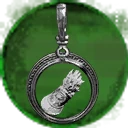 Icon for item "Amuleto de manopla de hielo de metal estelar"