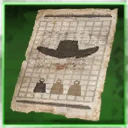 Icon for item "Sombrero de tela imperioso"