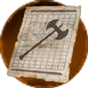 Icon for item "Pattern: Graverobber's Great Axe"