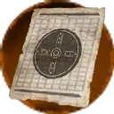 Icon for item "Pattern: Graverobber's Round Shield"