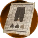 Icon for item "Pantalon en cuir de pillard"