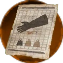 Icon for item "Pattern: Obelisk Priest's Gloves"